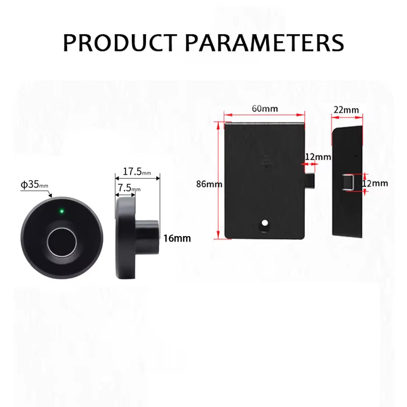Revolutionize Your Security with the Smart Fingerprint Drawer Lock - Tuya Enabled and Biometric Access