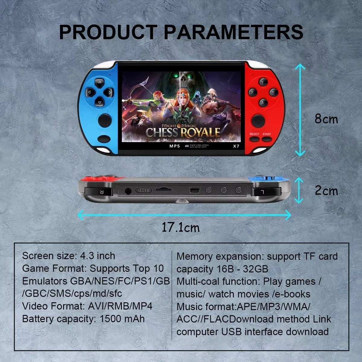 Unleash Nostalgia with the RetroArcade™ Go: Your Ultimate 4.3" HD Handheld Console Packed with 9000+ Classic Games!