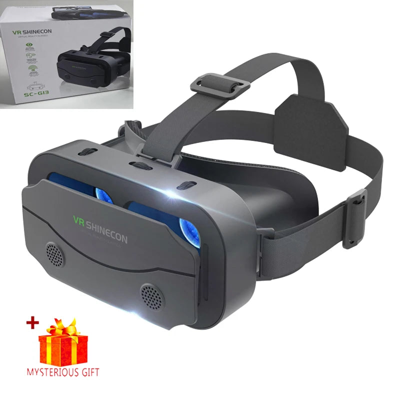 Pro-Vision VR Helmet – Ultra-HD 3D Virtual Reality Glasses for Mobile
