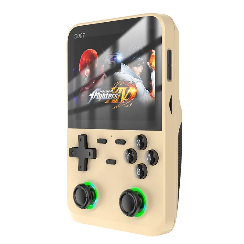 D007 Plus/X6: Ultimate 3.5" IPS Dual Joystick Handheld Game Console with 10,000+ Retro Games