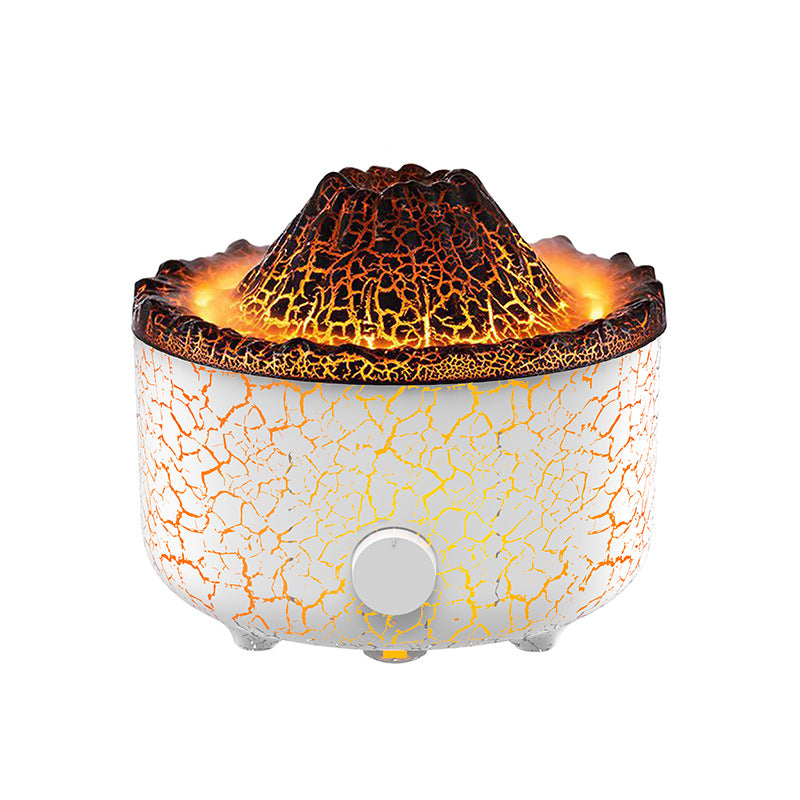 Transform Your Space with the New Creative Volcano Humidifier Aromatherapy Machine - Experience the Magic of Jellyfish Air Flame Diffusion!