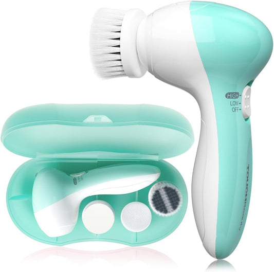 Professional 3-in-1 Facial Cleansing System – Deep Pore Exfoliator for All Skin Types