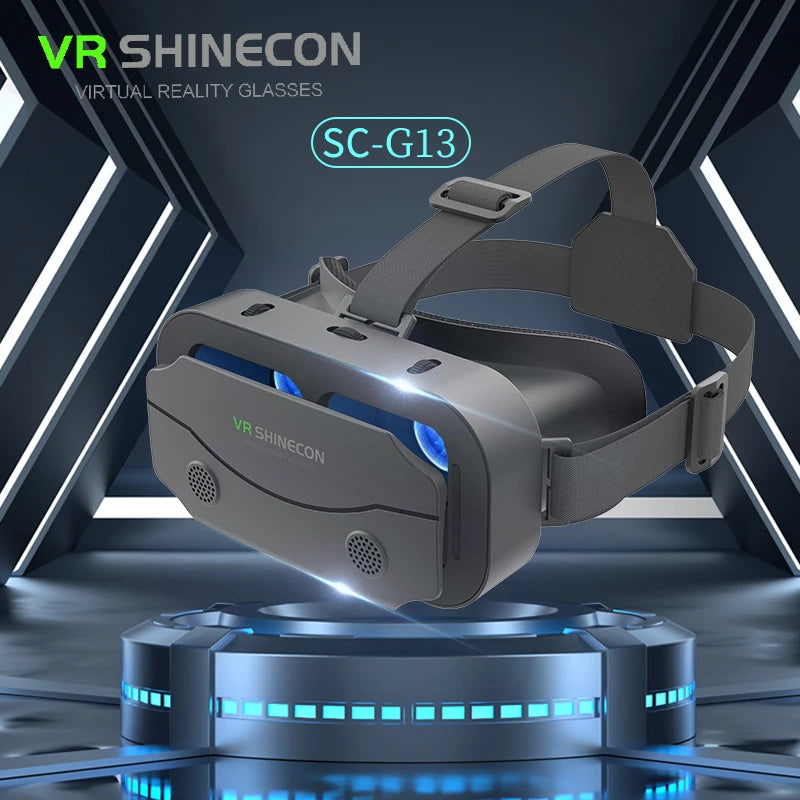 Pro-Vision VR Helmet – Ultra-HD 3D Virtual Reality Glasses for Mobile