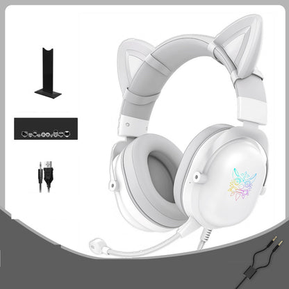 Experience Gaming Like Never Before with Our Adorable Wired Head-Mounted Headset for Girls