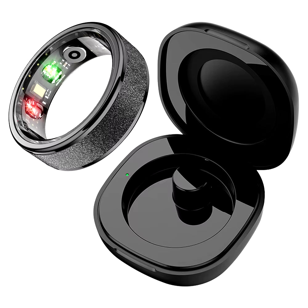NovaRing™ R10: Professional Smart Ring with Health Tracking & Portable Charging Case