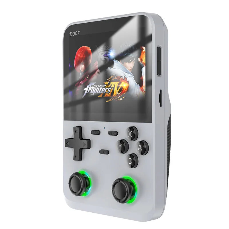 D007 Plus/X6: Ultimate 3.5" IPS Dual Joystick Handheld Game Console with 10,000+ Retro Games