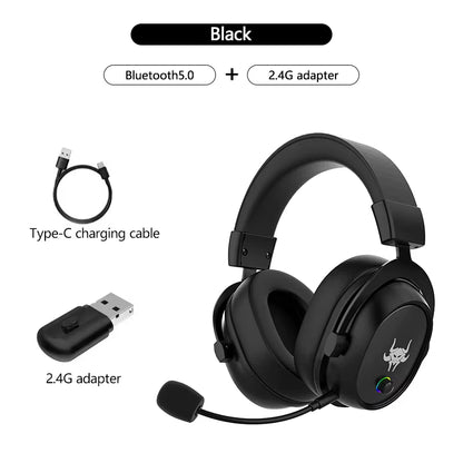 Hybrid Wireless Studio Headphones | Dual-Connect Bluetooth with HD Microphone
