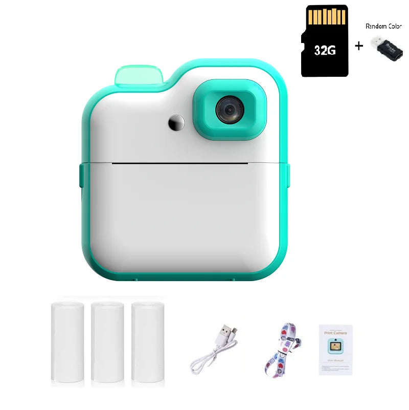 MyFirstShot™ Instant Print Camera – Zero-Ink Digital Camera for Kids