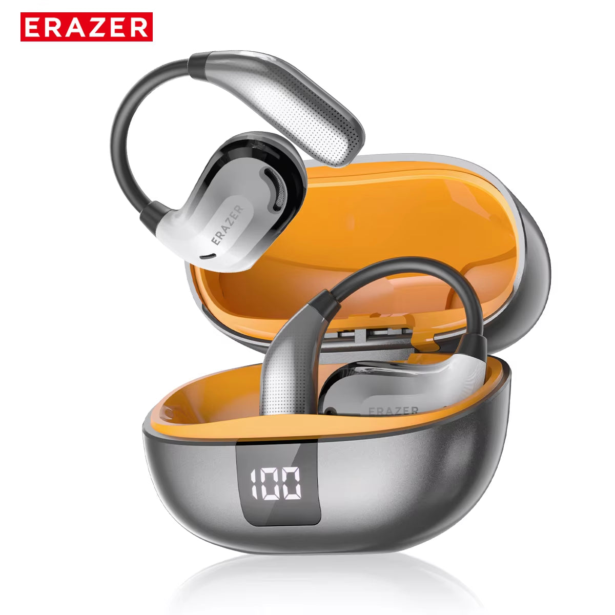 AI-Powered Translation Earphones – High-Fidelity ASMR & Digital Power Display