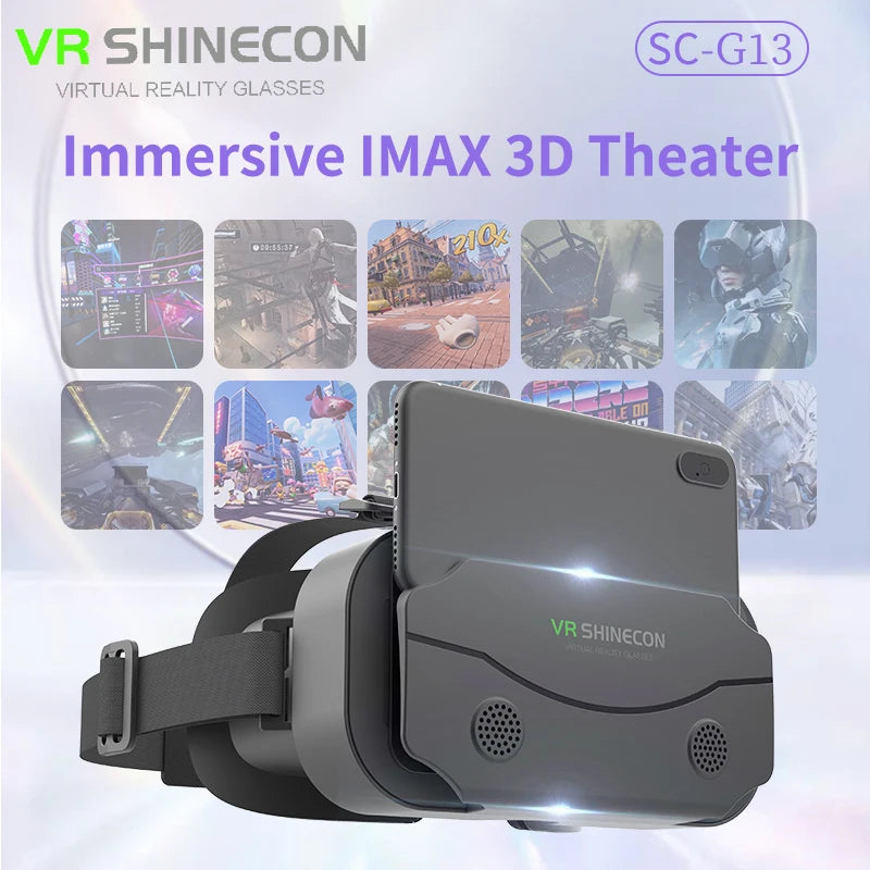 Pro-Vision VR Helmet – Ultra-HD 3D Virtual Reality Glasses for Mobile