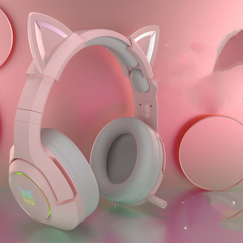 Experience Gaming Like Never Before with Our Adorable Wired Head-Mounted Headset for Girls