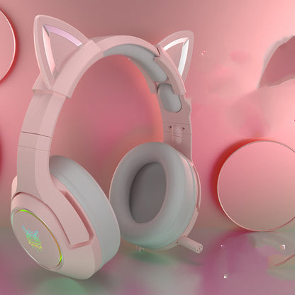 Experience Gaming Like Never Before with Our Adorable Wired Head-Mounted Headset for Girls