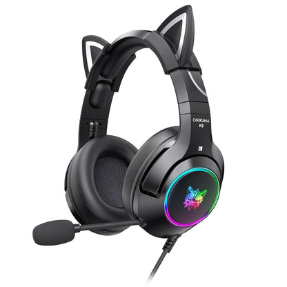 Experience Gaming Like Never Before with Our Adorable Wired Head-Mounted Headset for Girls