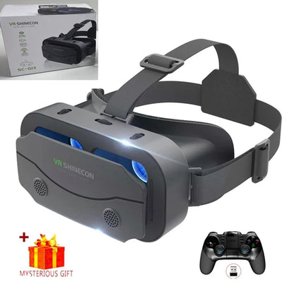 Pro-Vision VR Helmet – Ultra-HD 3D Virtual Reality Glasses for Mobile