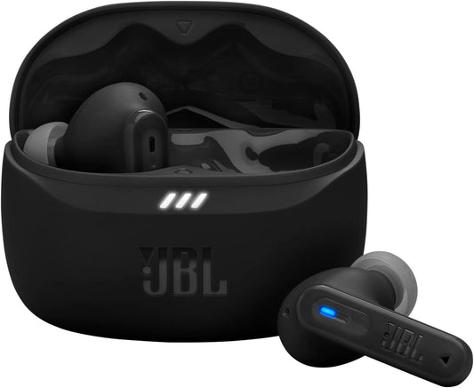 Tune Beam 2 Wireless Noise Cancelling Bluetooth Earbuds – 48 Hours Playtime, IP54 Water & Dust Resistant, Multi-Point Connection – Sleek Black Design for Ultimate Sound Experience