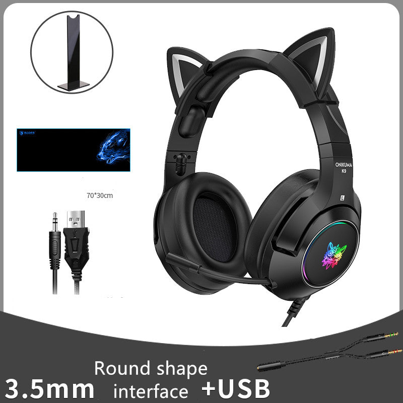 Experience Gaming Like Never Before with Our Adorable Wired Head-Mounted Headset for Girls