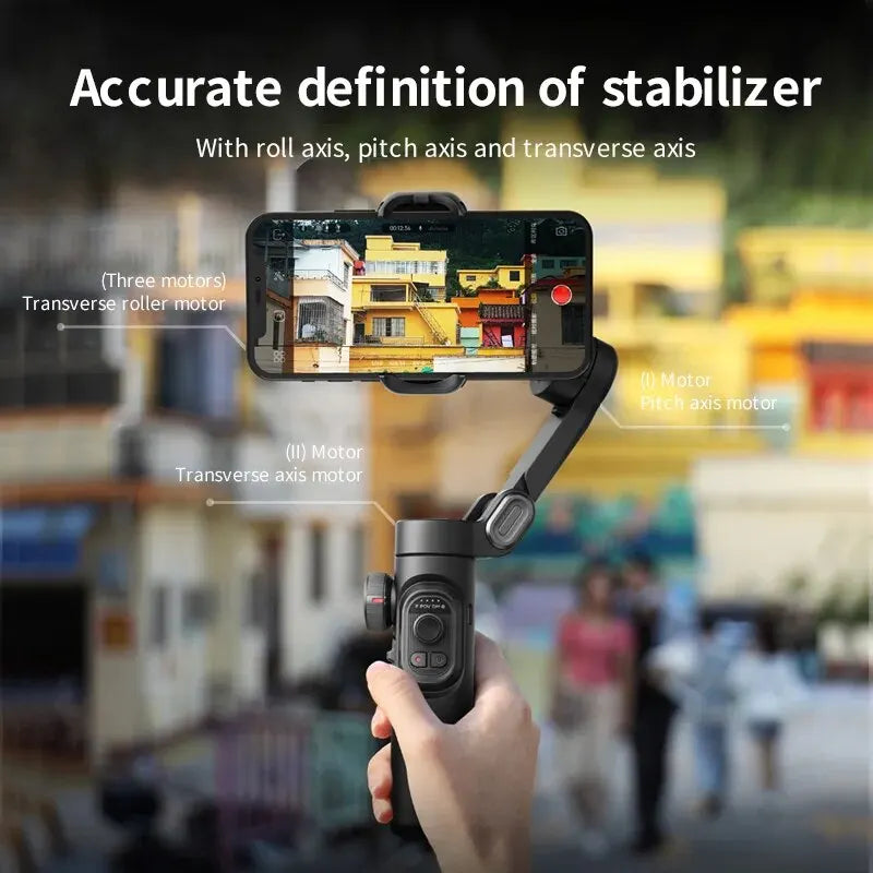 Capture Every Moment with the VlogPro™ SmartXE: The Ultimate 3-Axis AI Face-Tracking Gimbal & Smartphone Stabiliser