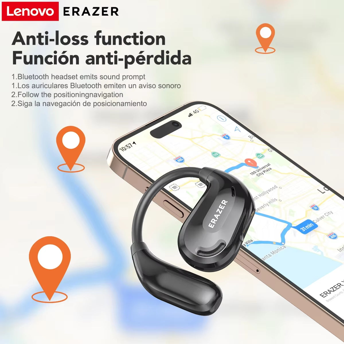 AI-Powered Translation Earphones – High-Fidelity ASMR & Digital Power Display