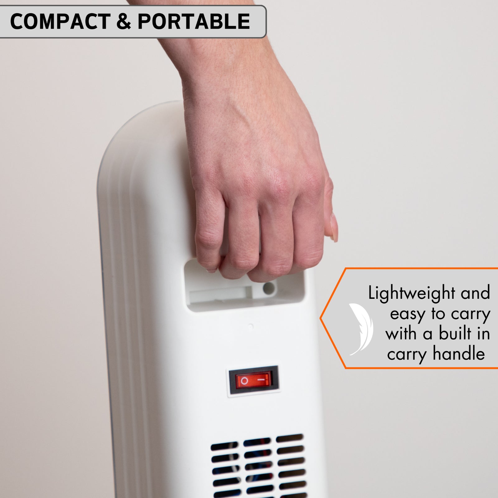 Nuovva Energy-Efficient Ceramic Tower Fan and Heater