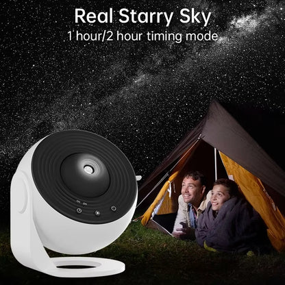 Cosmic Galaxy Projector – Immersive 360° Starry Sky Night Light