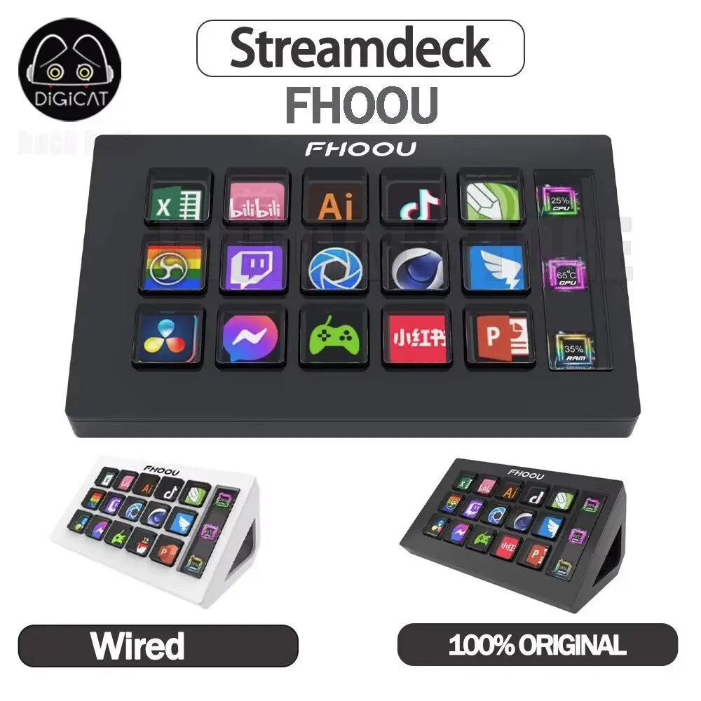 OmniDeck -Key LCD Studio Controller for Live Streaming