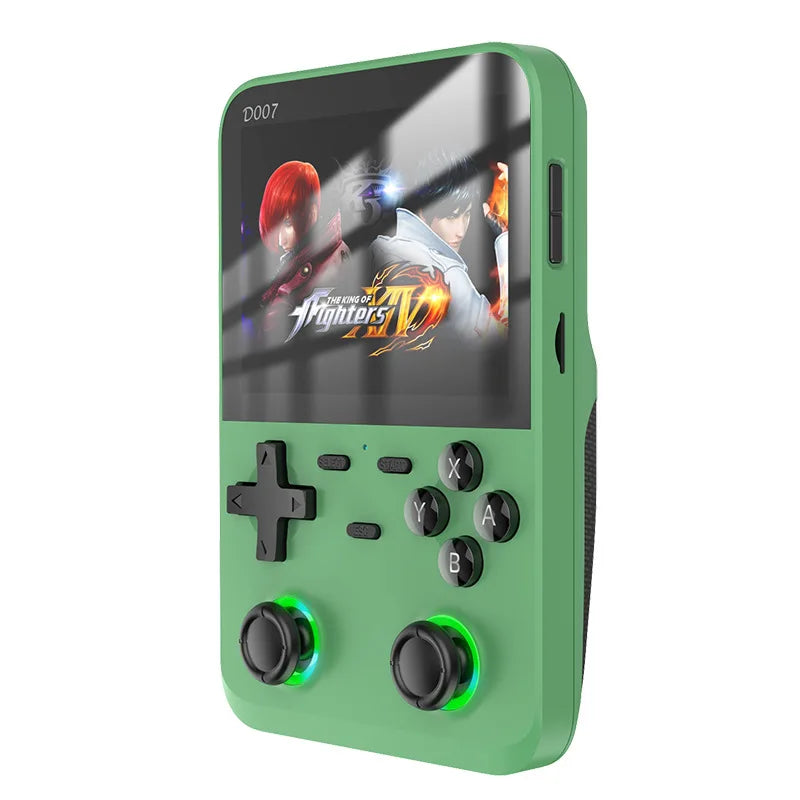 D007 Plus/X6: Ultimate 3.5" IPS Dual Joystick Handheld Game Console with 10,000+ Retro Games