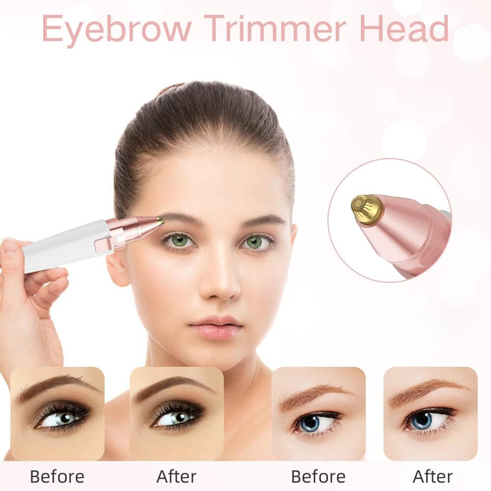 SilkGlide™ Pro: The Ultimate 2-in-1 Rechargeable Precision Trimmer & Eyebrow Sculptor for Flawless Skin