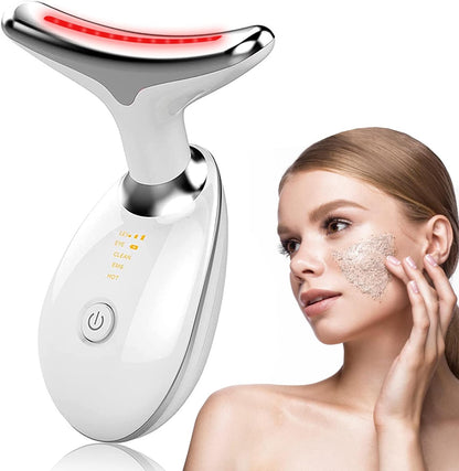 Revitalize Your Skin with the Electric Face Massager - High Frequency Vibration Device for Firming and Wrinkle Removal with 3 Light Modes