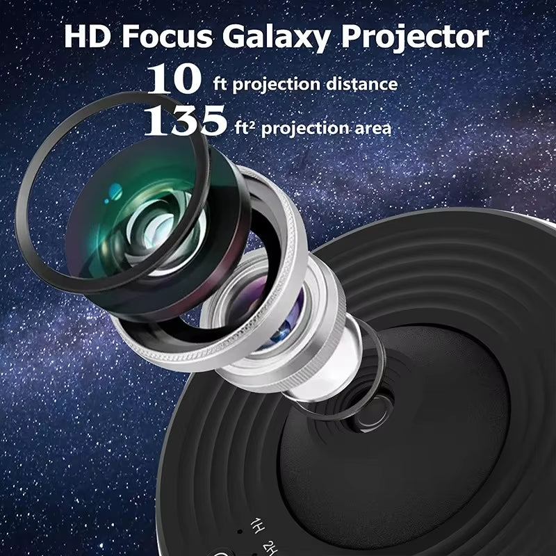 Cosmic Galaxy Projector – Immersive 360° Starry Sky Night Light