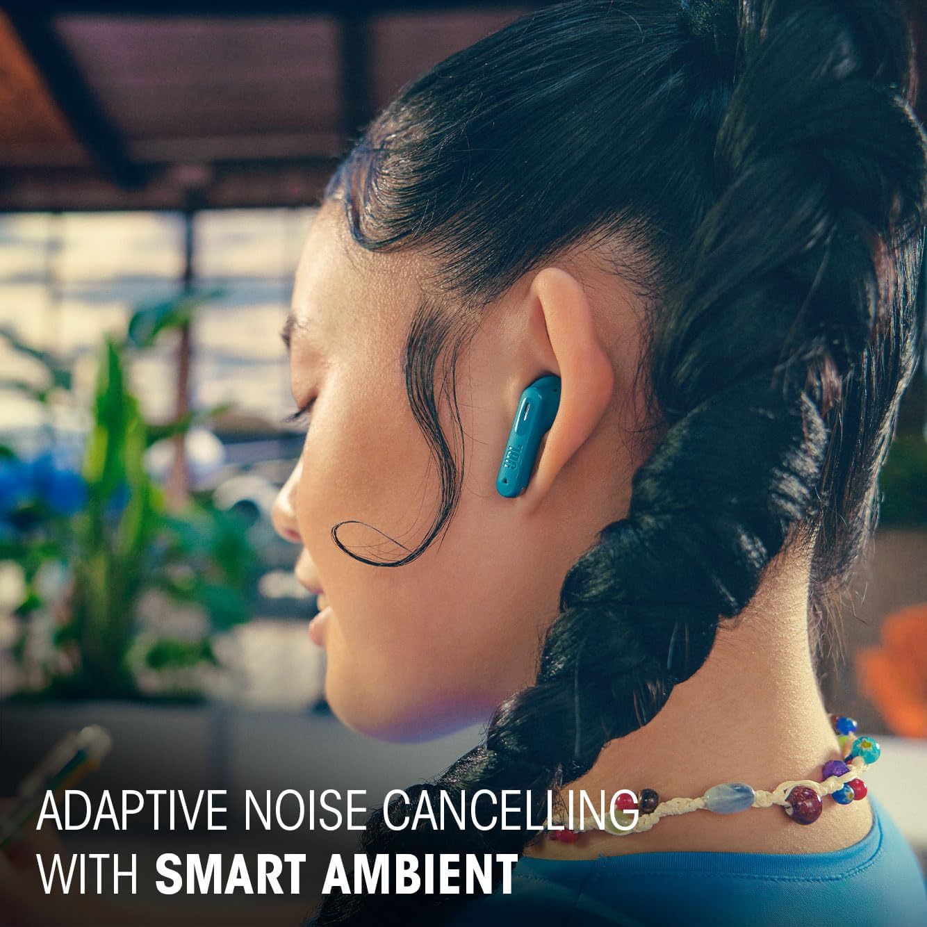 Tune Beam 2 Wireless Noise Cancelling Bluetooth Earbuds – 48 Hours Playtime, IP54 Water & Dust Resistant, Multi-Point Connection – Sleek Black Design for Ultimate Sound Experience
