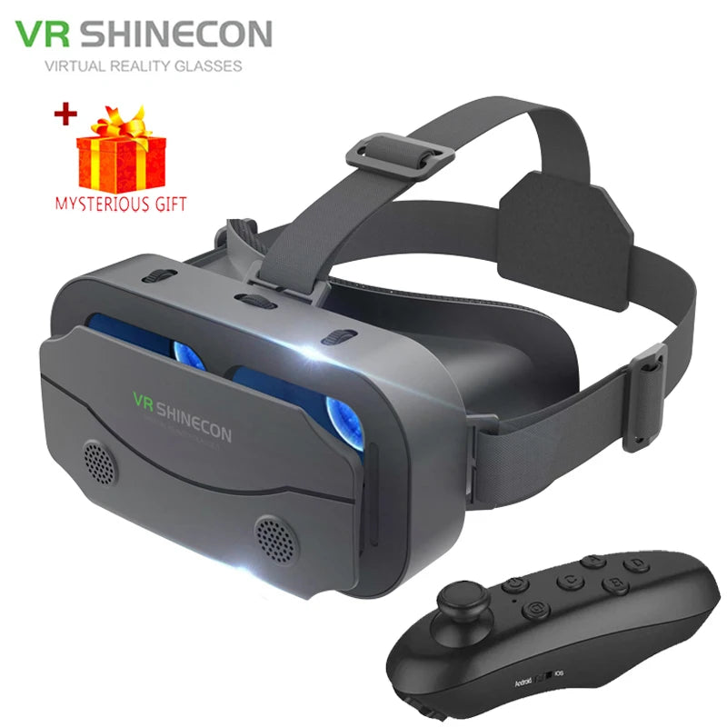 Pro-Vision VR Helmet – Ultra-HD 3D Virtual Reality Glasses for Mobile