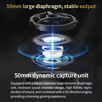 Hybrid Wireless Studio Headphones | Dual-Connect Bluetooth with HD Microphone