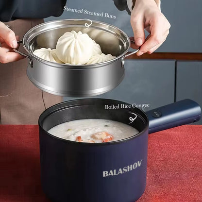 Portable Electric Cooking Pot | Easy Non-Stick Surface for One-Pot Meals