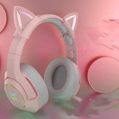Experience Gaming Like Never Before with Our Adorable Wired Head-Mounted Headset for Girls