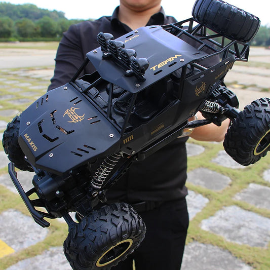 Hyper-Drift 4WD RC Monster Truck: 1:12 Scale All-Terrain Off-Road Buggy