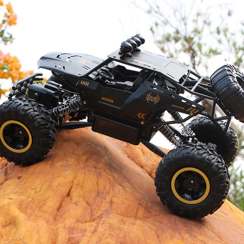 Hyper-Drift 4WD RC Monster Truck: 1:12 Scale All-Terrain Off-Road Buggy
