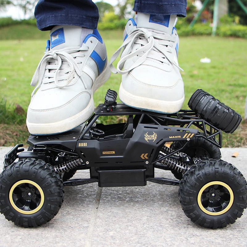 Hyper-Drift 4WD RC Monster Truck: 1:12 Scale All-Terrain Off-Road Buggy