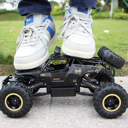 Hyper-Drift 4WD RC Monster Truck: 1:12 Scale All-Terrain Off-Road Buggy