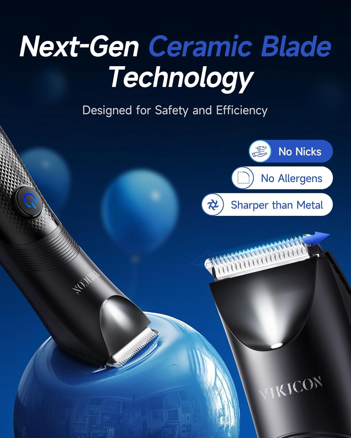The Precision Pro Body Groomer – Waterproof Ceramic Blade Trimmer