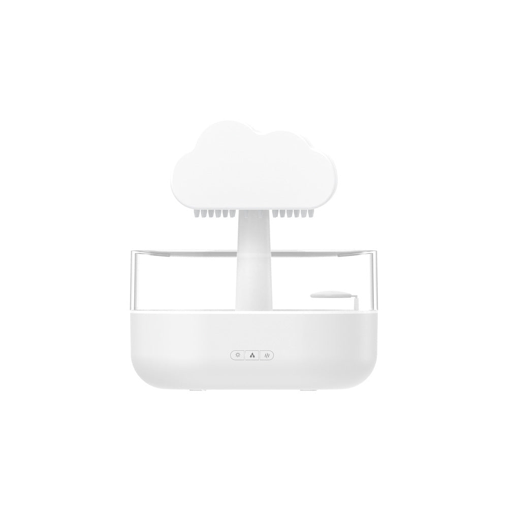 Transform Your Space with the Rain Cloud Night Light Humidifier – A Soothing Aromatherapy Experience with Colorful LED Lights and Gentle Rain Sounds