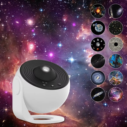 Cosmic Galaxy Projector – Immersive 360° Starry Sky Night Light