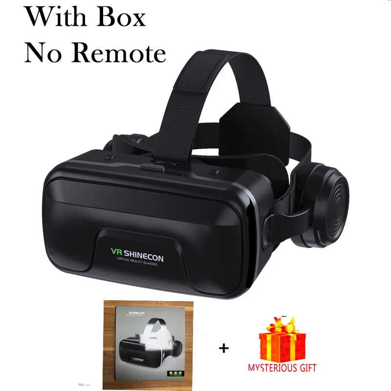 Pro-Vision VR Helmet – Ultra-HD 3D Virtual Reality Glasses for Mobile