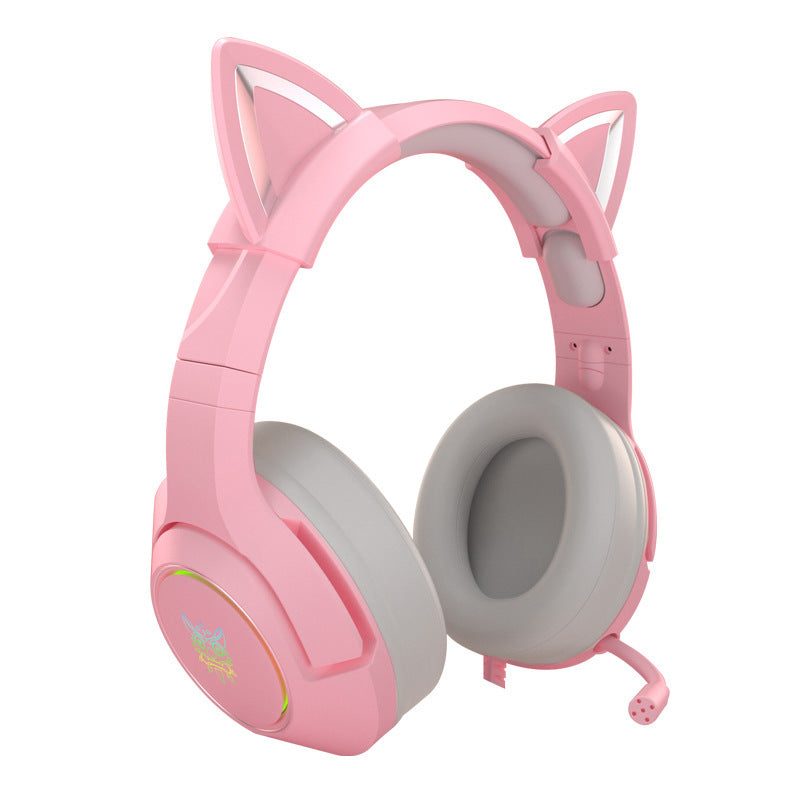 Experience Gaming Like Never Before with Our Adorable Wired Head-Mounted Headset for Girls