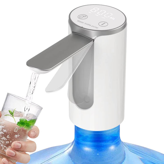 Smart LED Foldable Water Dispenser – Touch Control & Precision Volume