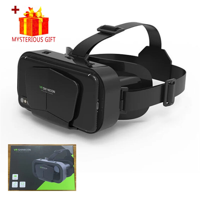 Pro-Vision VR Helmet – Ultra-HD 3D Virtual Reality Glasses for Mobile