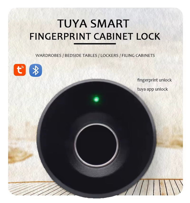 Revolutionize Your Security with the Smart Fingerprint Drawer Lock - Tuya Enabled and Biometric Access