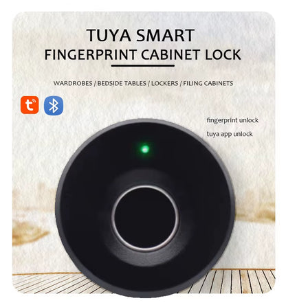 Revolutionize Your Security with the Smart Fingerprint Drawer Lock - Tuya Enabled and Biometric Access