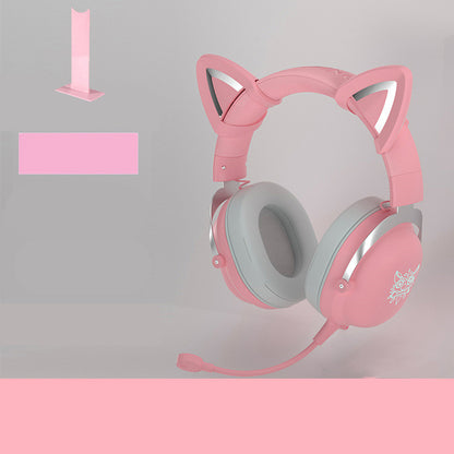 Experience Gaming Like Never Before with Our Adorable Wired Head-Mounted Headset for Girls