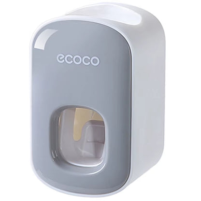 Hands-Free Automatic Toothpaste Dispenser & Wall-Mount Organiser