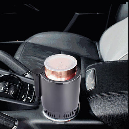 Stay Cozy on the Go: Intelligent 2-in-1 Car Cup Warmer and Cooler with Smart Display